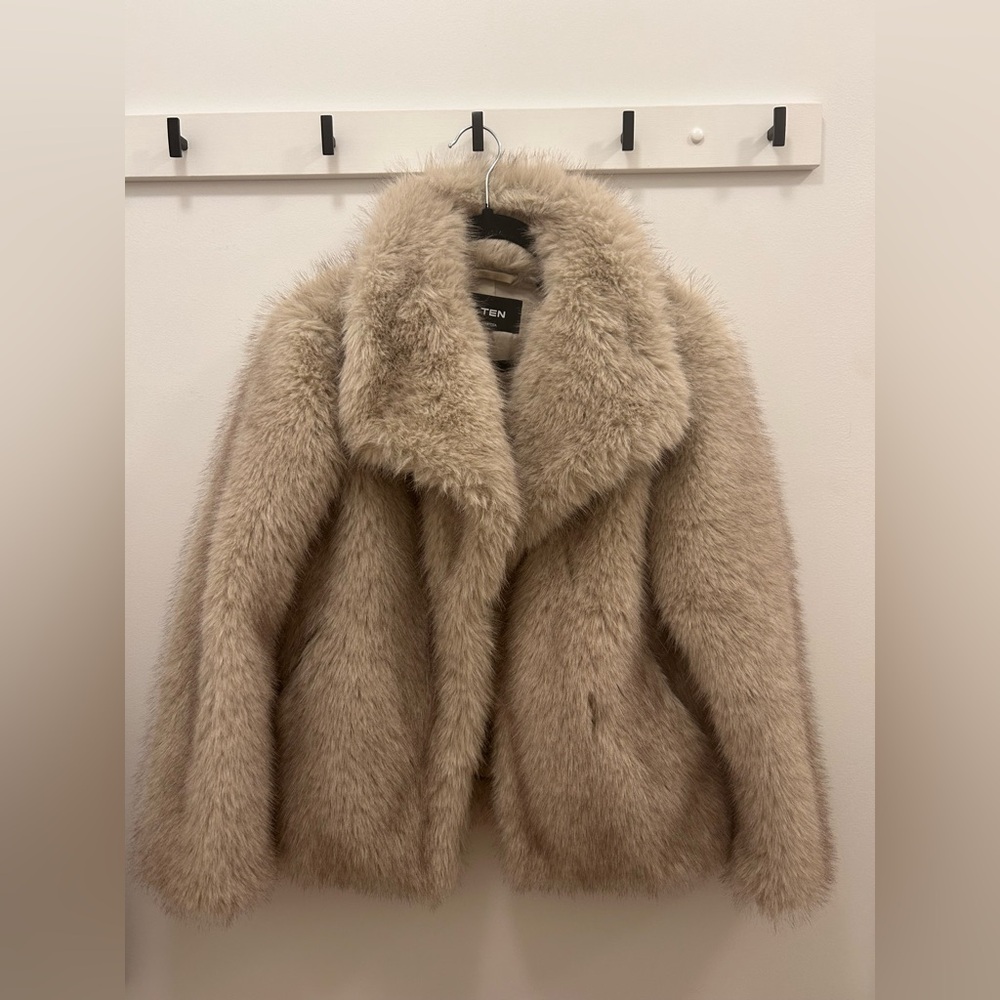Aritzia St. Moritz Coat - Arctic Faux Fur